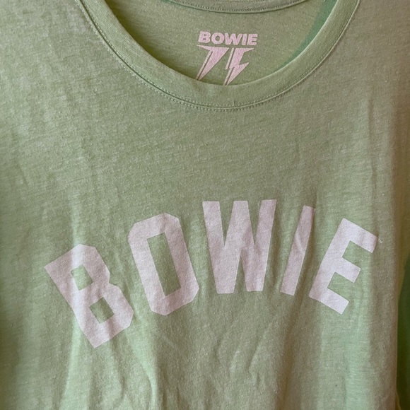 NWT Lucky Brand Bowie Logo Tee Paradise Green Large - Picture 6 of 8